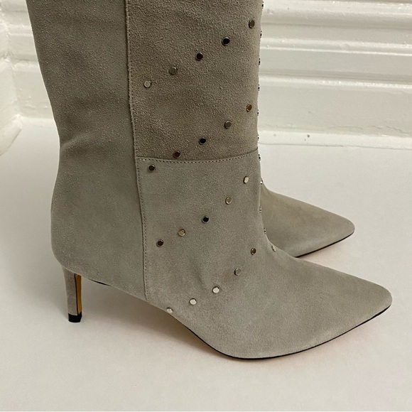 IRO Milow Studded Suede Boots - Picture 2 of 9